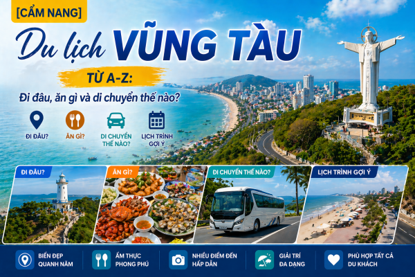 [Cẩm Nang] Du lịch Vũng Tàu từ A-Z: Đi đâu, ăn gì và di chuyển thế nào?