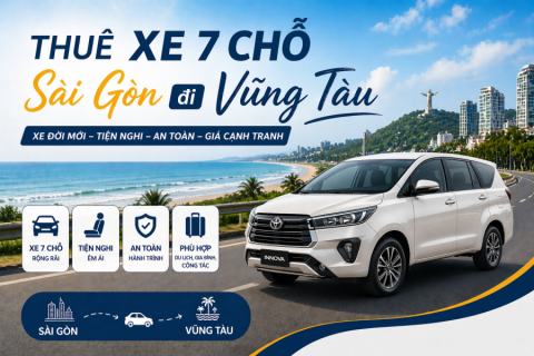 Thuê xe 7 chỗ đi Vũng Tàu